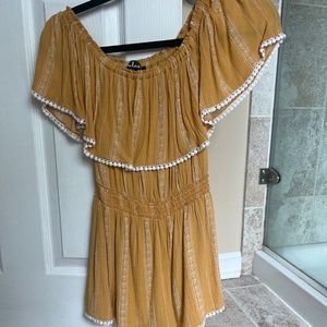 Off the shoulder romper